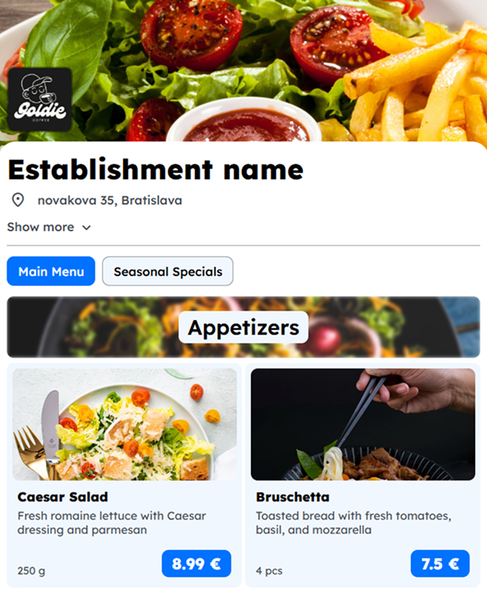 Šablóna menu 1